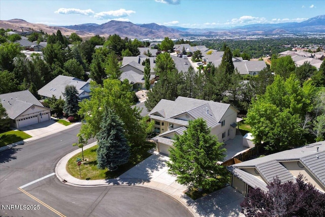 4413 Desert Hills Ct, Sparks, NV 89436 - aerial perspective of suburban area featuring mountains