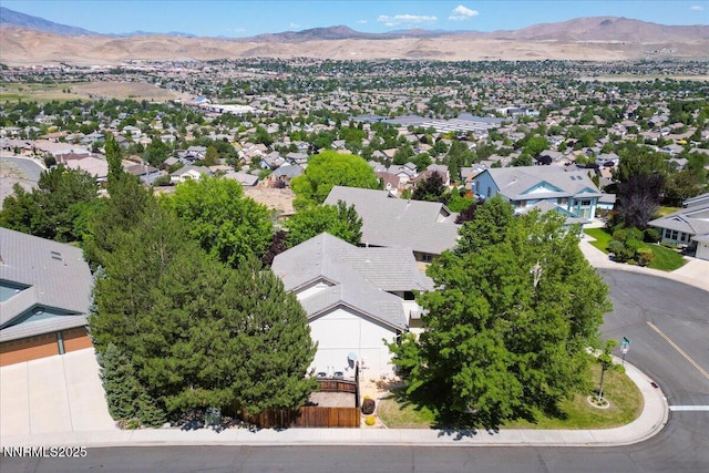 4413 Desert Hills Ct, Sparks, NV 89436 - aerial perspective of suburban area featuring mountains