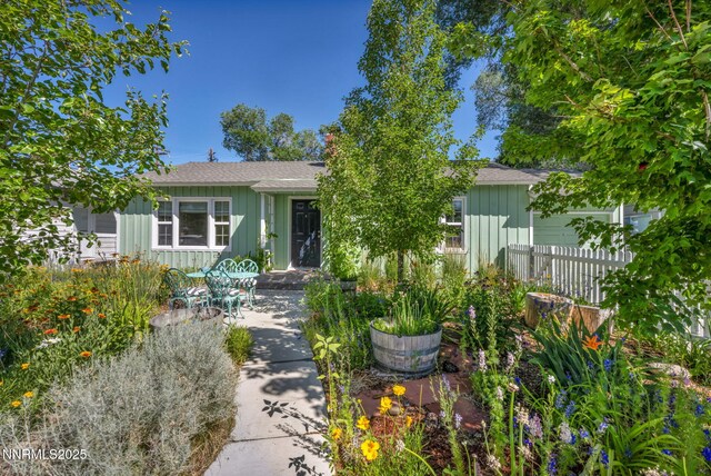 1725 Westfield Ave, Reno, NV 89509 - view of front of property with board and batten siding and roof with shingles