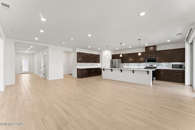 2251 Slater Mill Dr, Sparks, NV 89441 - unfurnished living room with recessed lighting and light wood finished floors
