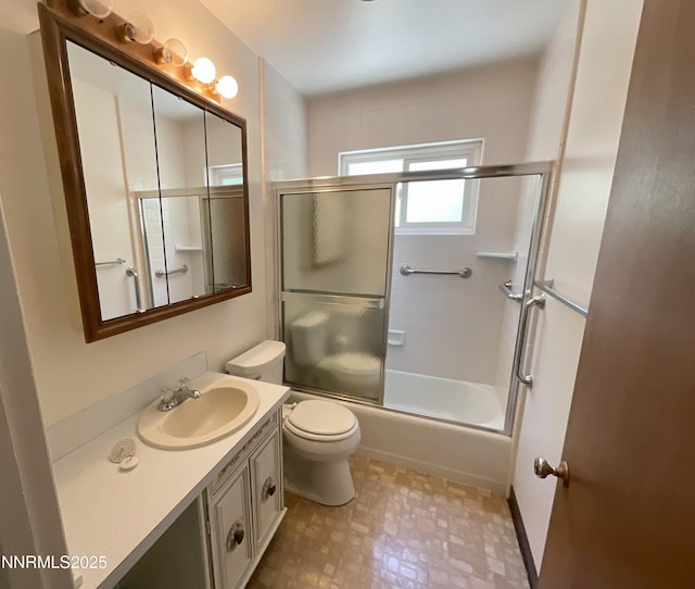 1685 Elmhurst Ave, Lovelock, NV 89419 - full bathroom featuring vanity and shower / bath combination with glass door