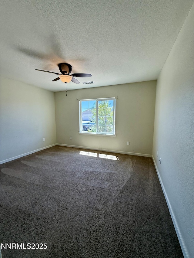 1122 Ferretto Pkwy, Dayton, NV 89403 - carpeted spare room featuring a ceiling fan and a textured ceiling