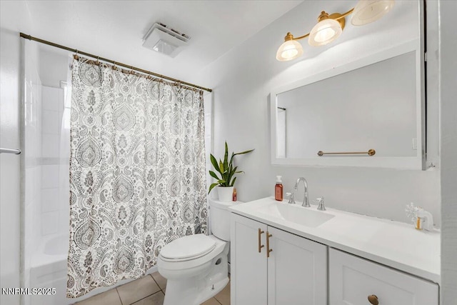 1782 Driftwood Dr, Sparks, NV 89431 - bathroom featuring vanity, tile patterned flooring, and shower / bath combo with shower curtain