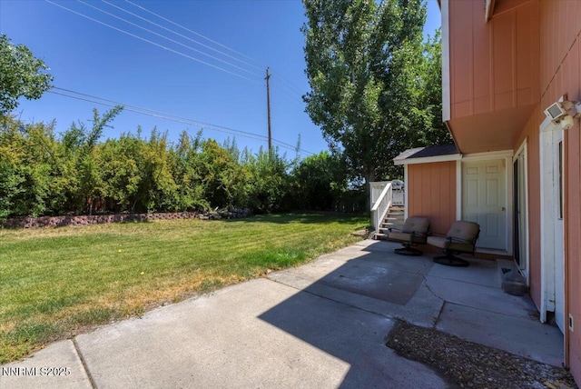 1782 Driftwood Dr, Sparks, NV 89431 - view of green lawn with a patio