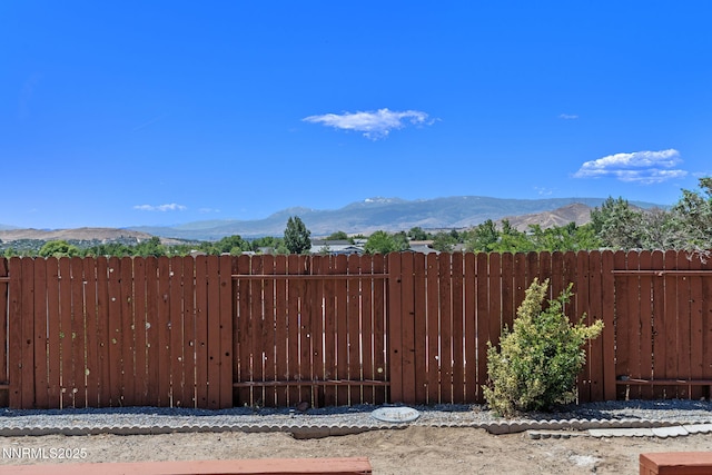 7358 Rubens Ct, Sun Valley, NV 89433 - view of yard with a mountain view