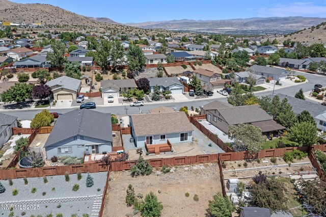 7358 Rubens Ct, Sun Valley, NV 89433 - aerial view of residential area with a mountainous background