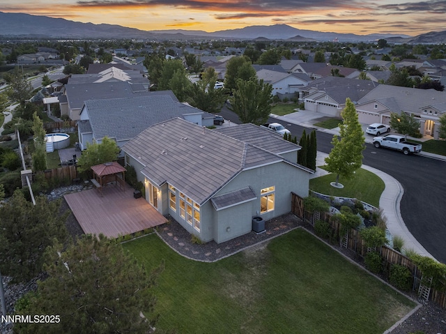 1660 Murrieta Ct, Reno, NV 89521 - aerial view of residential area with mountains