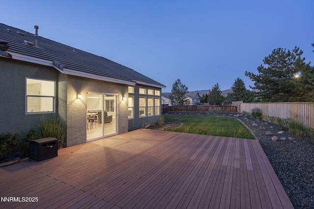 1660 Murrieta Ct, Reno, NV 89521 - wooden deck with a fenced backyard