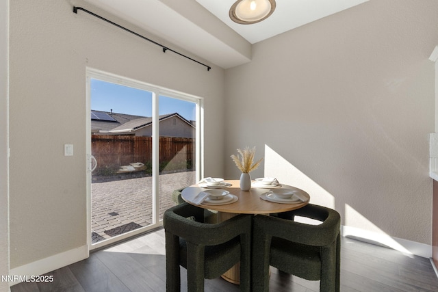 10265 Donnay Ct, Reno, NV 89521 - dining area with wood finished floors and baseboards