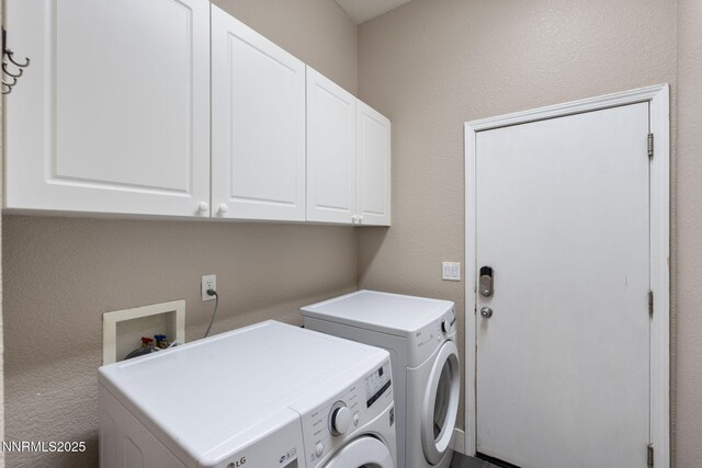10265 Donnay Ct, Reno, NV 89521 - washroom with cabinet space and washer and dryer