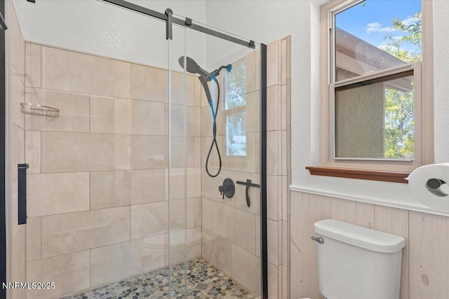 4710 Yukon Ct, Carson City, NV 89706 - full bath featuring a shower stall and a wainscoted wall