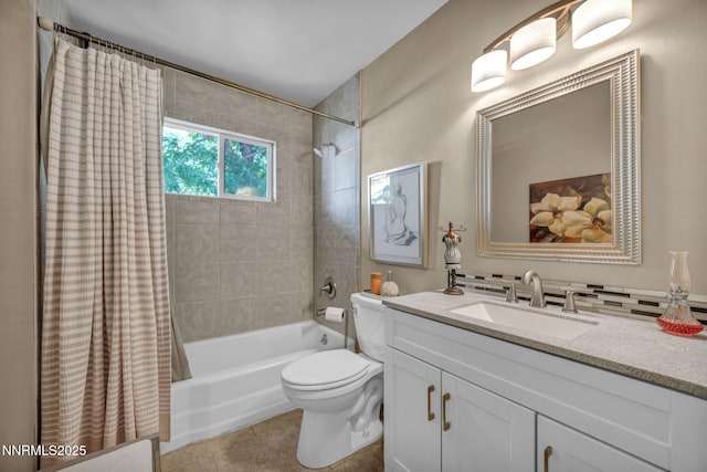 80 Strawberry Ln, Reno, NV 89509 - bathroom featuring shower / bath combo with shower curtain, vanity, and tile patterned floors