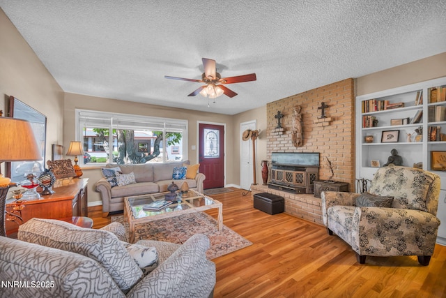 80 Strawberry Ln, Reno, NV 89509 - living area with a textured ceiling, wood finished floors, and ceiling fan