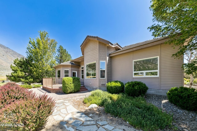 2548 Genoa Aspen Dr, Genoa, NV 89411 - rear view of property featuring a deck