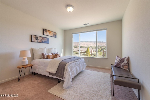 1160 Sugar Creek Trl, Reno, NV 89523 - bedroom featuring light carpet and a mountain view
