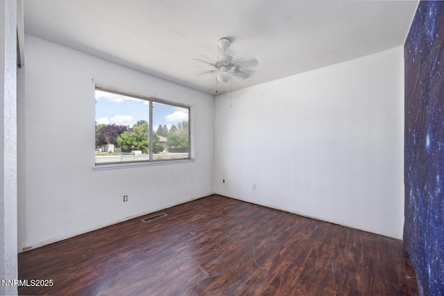 1021 Whitaker Ln, Fallon, NV 89406 - empty room featuring wood finished floors and a ceiling fan