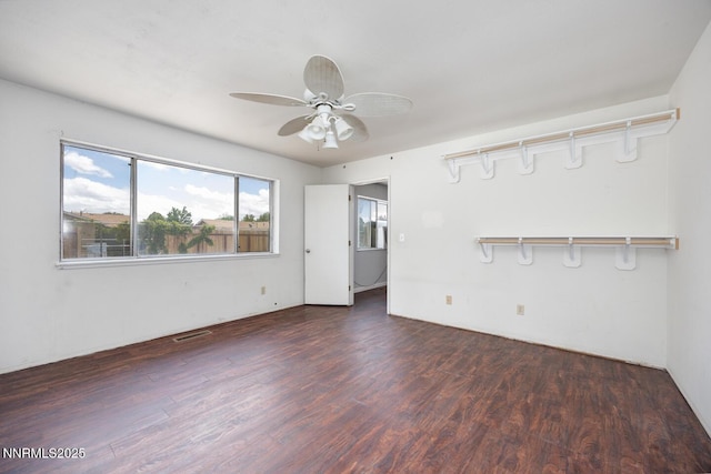 1021 Whitaker Ln, Fallon, NV 89406 - spare room featuring wood finished floors and ceiling fan