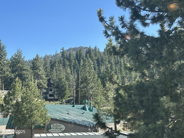 313 Tramway Dr Unit 20, Stateline, NV 89449 - view of mountain backdrop featuring a forest
