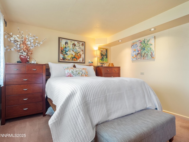 1333 Toiyabe Ave, Gardnerville, NV 89410 - bedroom featuring light carpet and recessed lighting