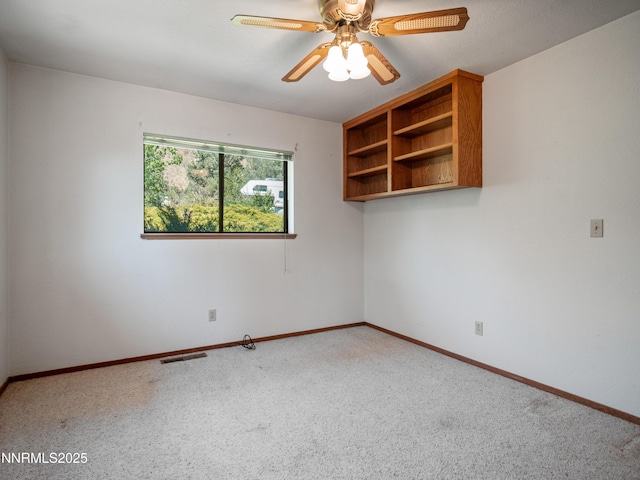 1561 Alba Vis, Gardnerville, NV 89410 - carpeted empty room with ceiling fan and baseboards