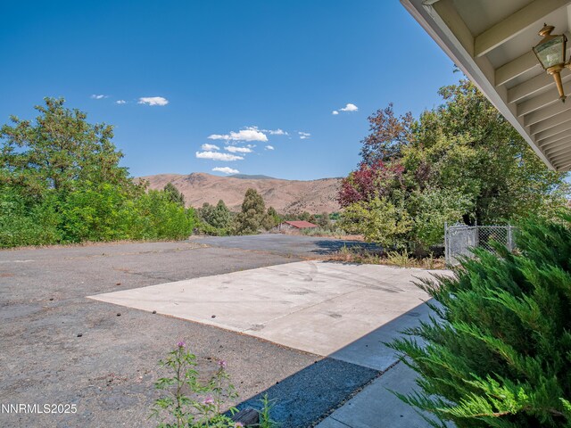 1561 Alba Vis, Gardnerville, NV 89410 - view of patio with a mountain view