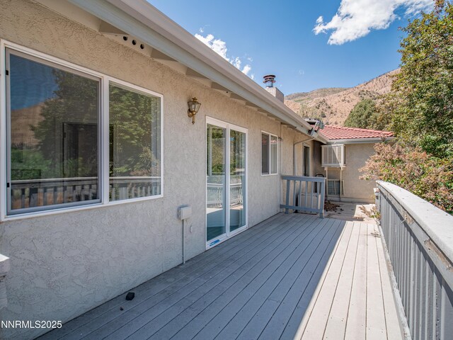 1561 Alba Vis, Gardnerville, NV 89410 - deck with a mountain view