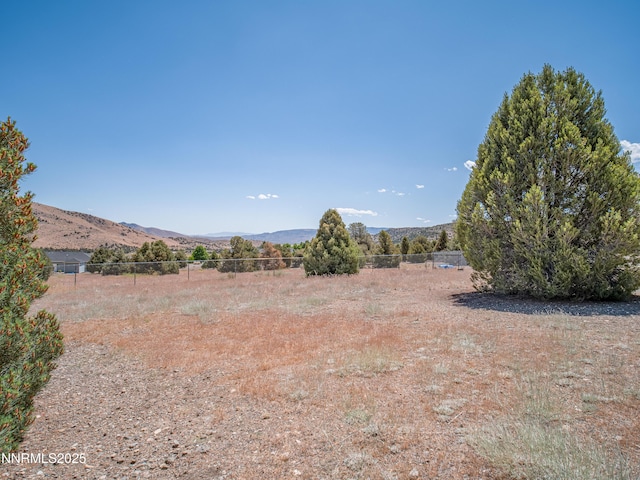 1561 Alba Vis, Gardnerville, NV 89410 - view of yard featuring a mountain view