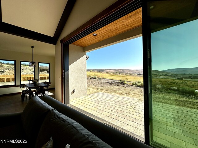 2935 Portrush Dr, Genoa, NV 89411 - balcony featuring a mountain view and a view of countryside