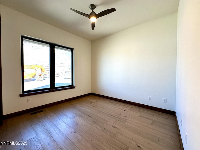 2935 Portrush Dr, Genoa, NV 89411 - spare room featuring wood finished floors and a ceiling fan