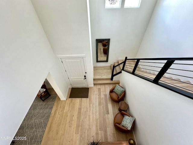 5454 Side Saddle Trl, Reno, NV 89511 - entryway featuring baseboards and wood finished floors