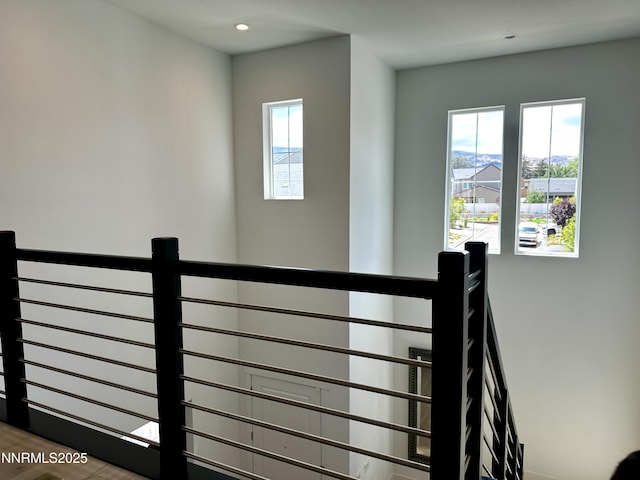 5454 Side Saddle Trl, Reno, NV 89511 - staircase featuring recessed lighting and wood finished floors