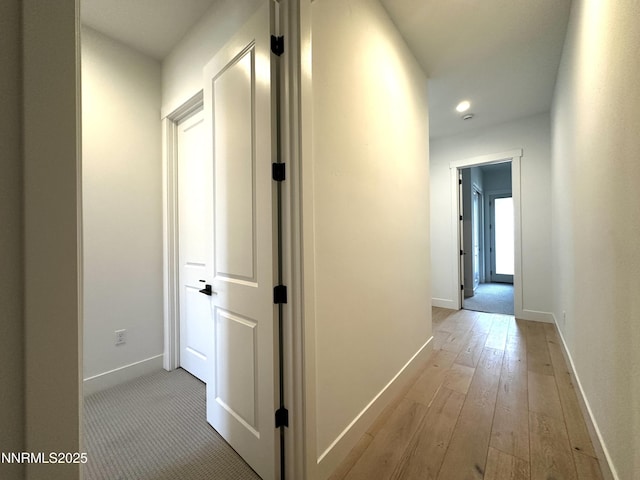 5454 Side Saddle Trl, Reno, NV 89511 - hall with light wood-style flooring and recessed lighting