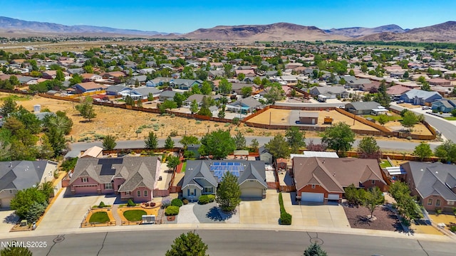 164 Oakridge Dr, Dayton, NV 89403 - aerial view of residential area featuring mountains