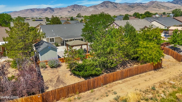 164 Oakridge Dr, Dayton, NV 89403 - aerial view of residential area featuring mountains