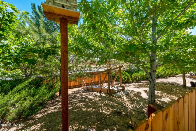 164 Oakridge Dr, Dayton, NV 89403 - view of fenced backyard