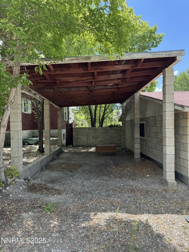 4 3rd St, Mcgill, NV 89318 - view of parking featuring a carport and driveway