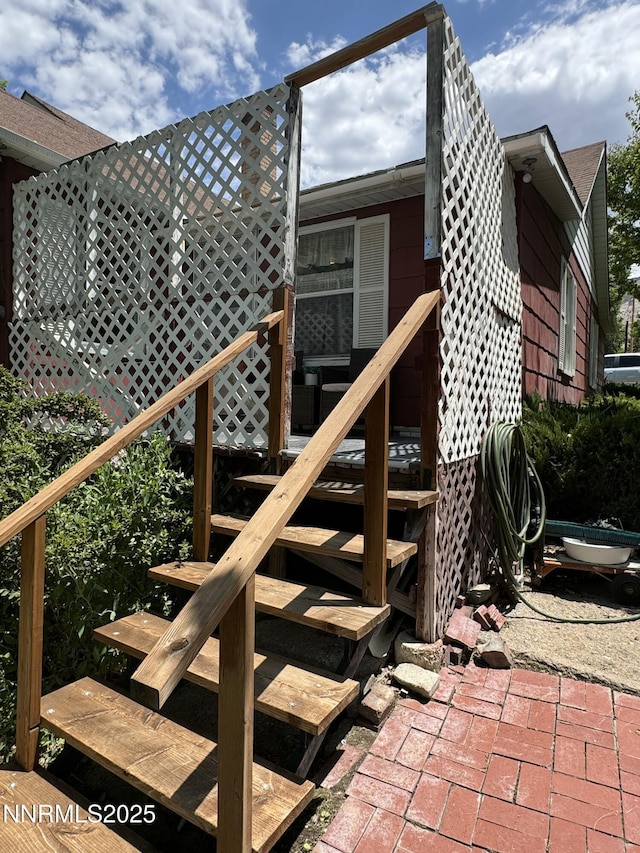 4 3rd St, Mcgill, NV 89318 - view of wooden terrace