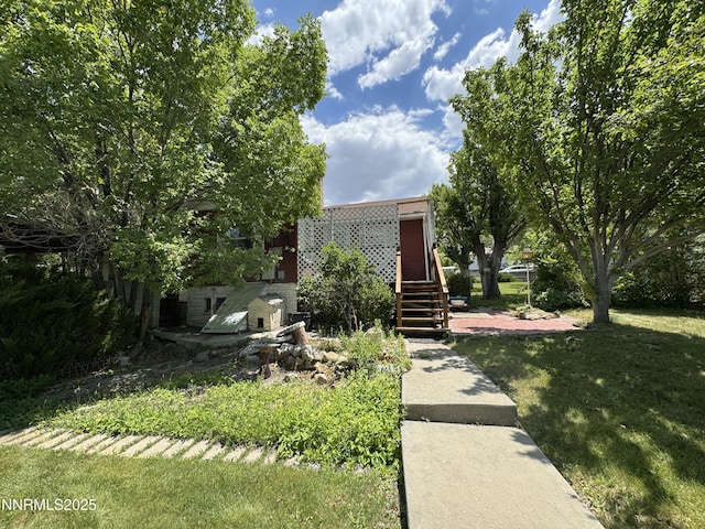 4 3rd St, Mcgill, NV 89318 - view of front of property featuring a front yard