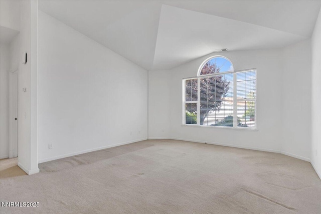 1797 Lantana Dr, Minden, NV 89423 - empty room with lofted ceiling and carpet