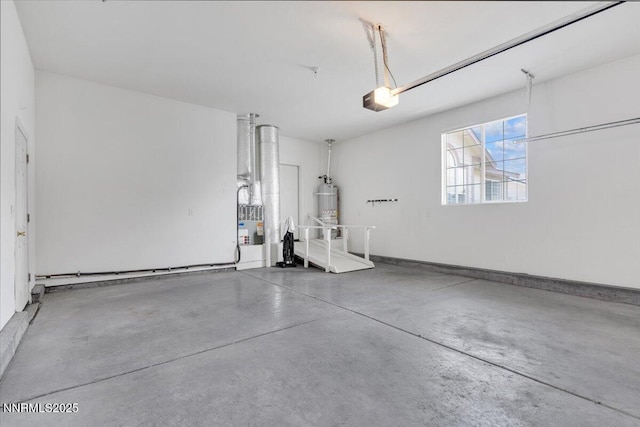 1797 Lantana Dr, Minden, NV 89423 - garage featuring water heater and a garage door opener