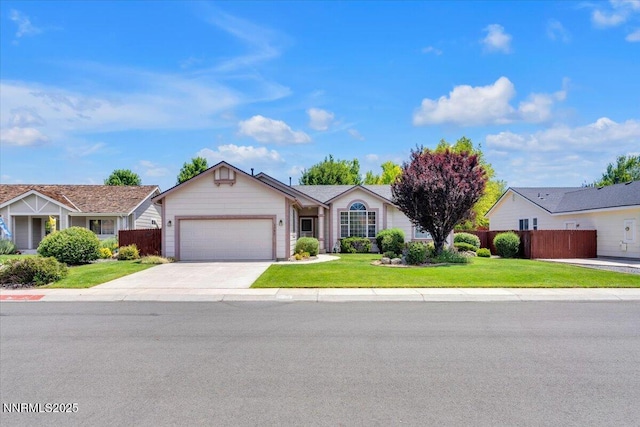 1797 Lantana Dr, Minden, NV 89423 - ranch-style home with an attached garage and driveway