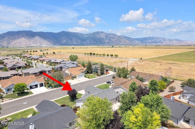 1797 Lantana Dr, Minden, NV 89423 - aerial perspective of suburban area with a mountain backdrop