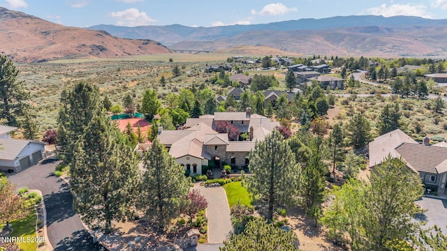 186 Carleton Ct, Reno, NV 89511 - aerial view of residential area with a mountain backdrop