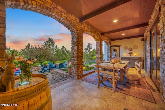 186 Carleton Ct, Reno, NV 89511 - view of patio / terrace with outdoor dining area