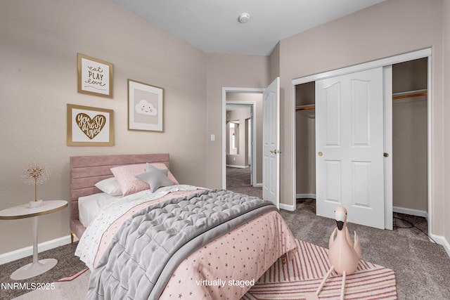 5287 Vidette Meadows Dr, Sparks, NV 89436 - bedroom featuring carpet flooring and a closet