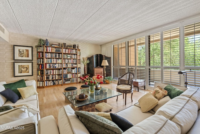 1200 Riverside Dr # 1232, Reno, NV 89503 - living room with a textured ceiling and wood finished floors