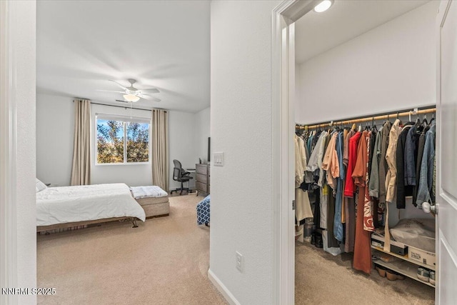 516 Beckwourth Dr, Reno, NV 89506 - carpeted bedroom with a ceiling fan