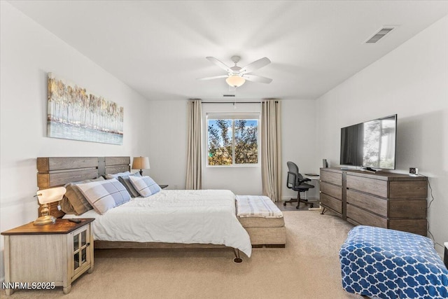 516 Beckwourth Dr, Reno, NV 89506 - bedroom with light colored carpet and a ceiling fan