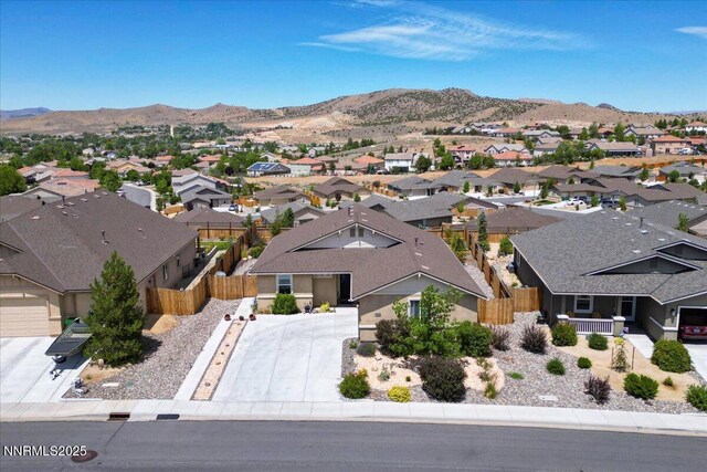 516 Beckwourth Dr, Reno, NV 89506 - aerial view of residential area with a mountain backdrop
