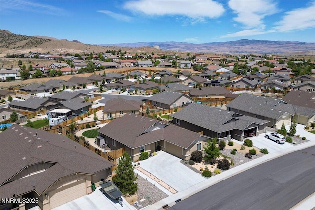 516 Beckwourth Dr, Reno, NV 89506 - aerial perspective of suburban area featuring a mountain backdrop